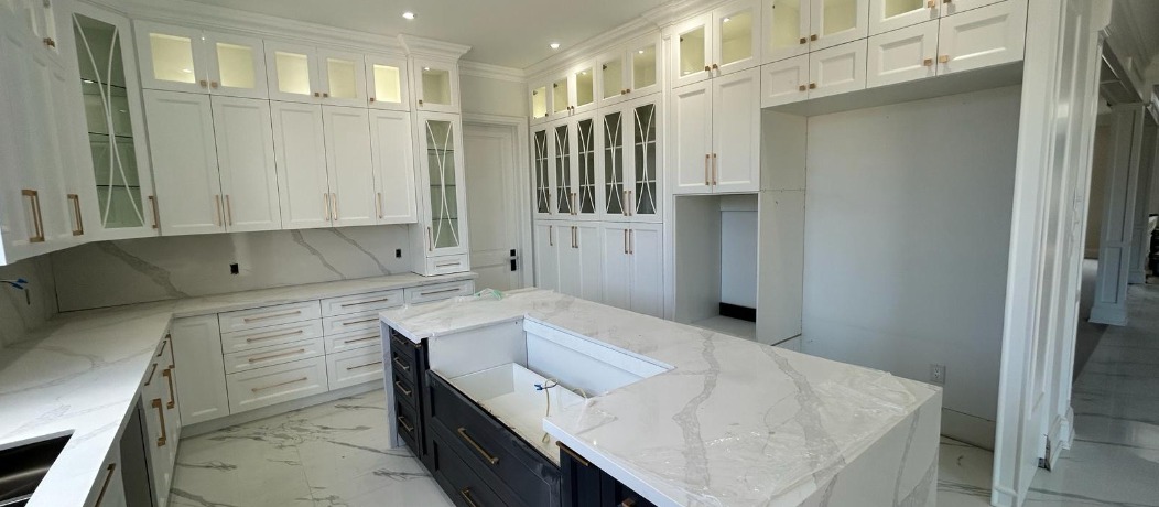 MDF Painted kitchen cabinets – Brampton