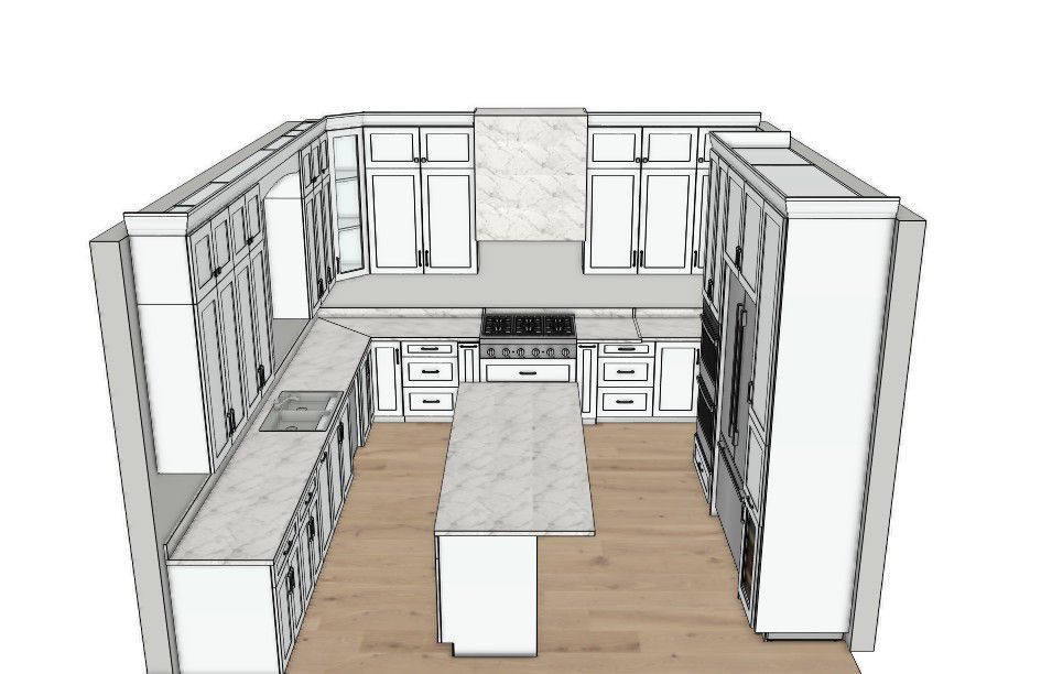Compact MDF kitchen solution 2