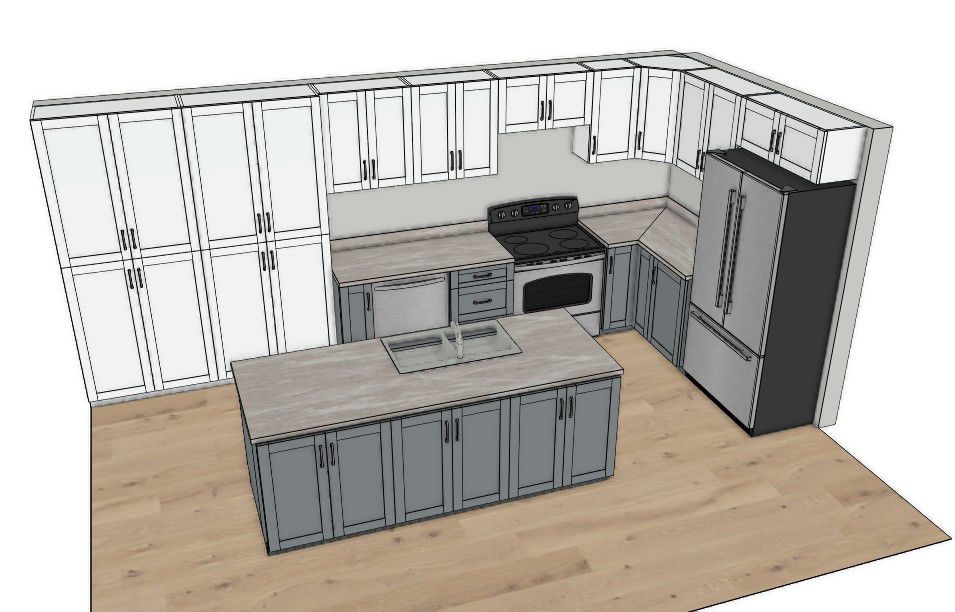 Compact MDF kitchen solution 3